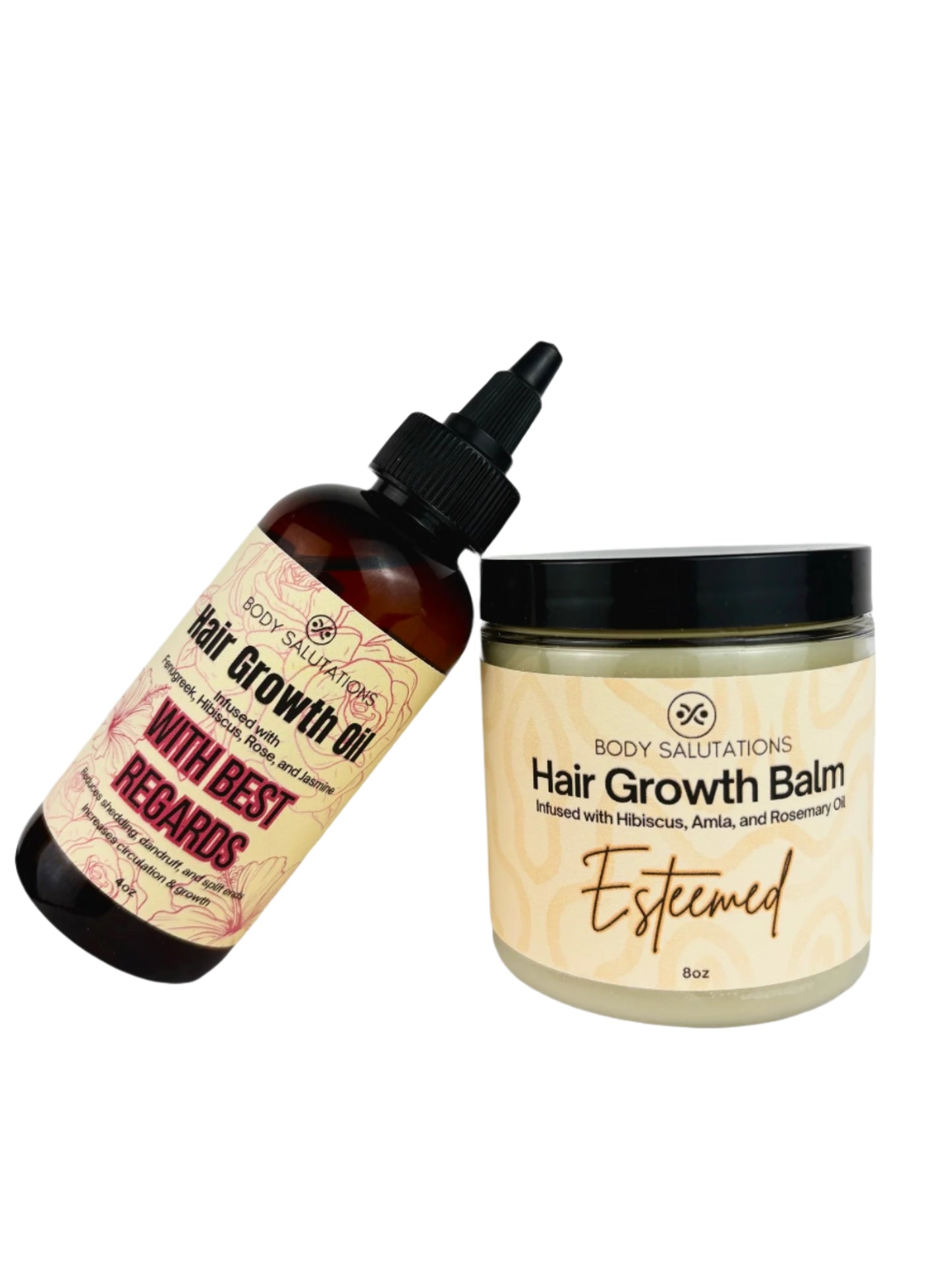 Healthy Hair Set: Deep Nourish Duo: Up to 10%OFF Coconut Oil Pomade+ Olive Oil Pomade- Kid Friendly!
